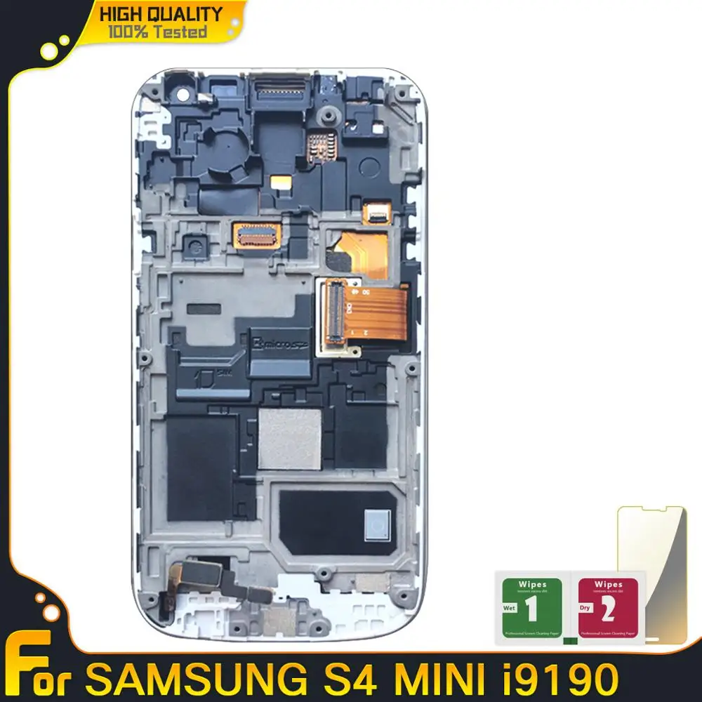 Super AMOLED ЖК-дисплей для Samsung Galaxy S4mini i9190 i9195 I9192 дисплей 100% протестированный рабочий