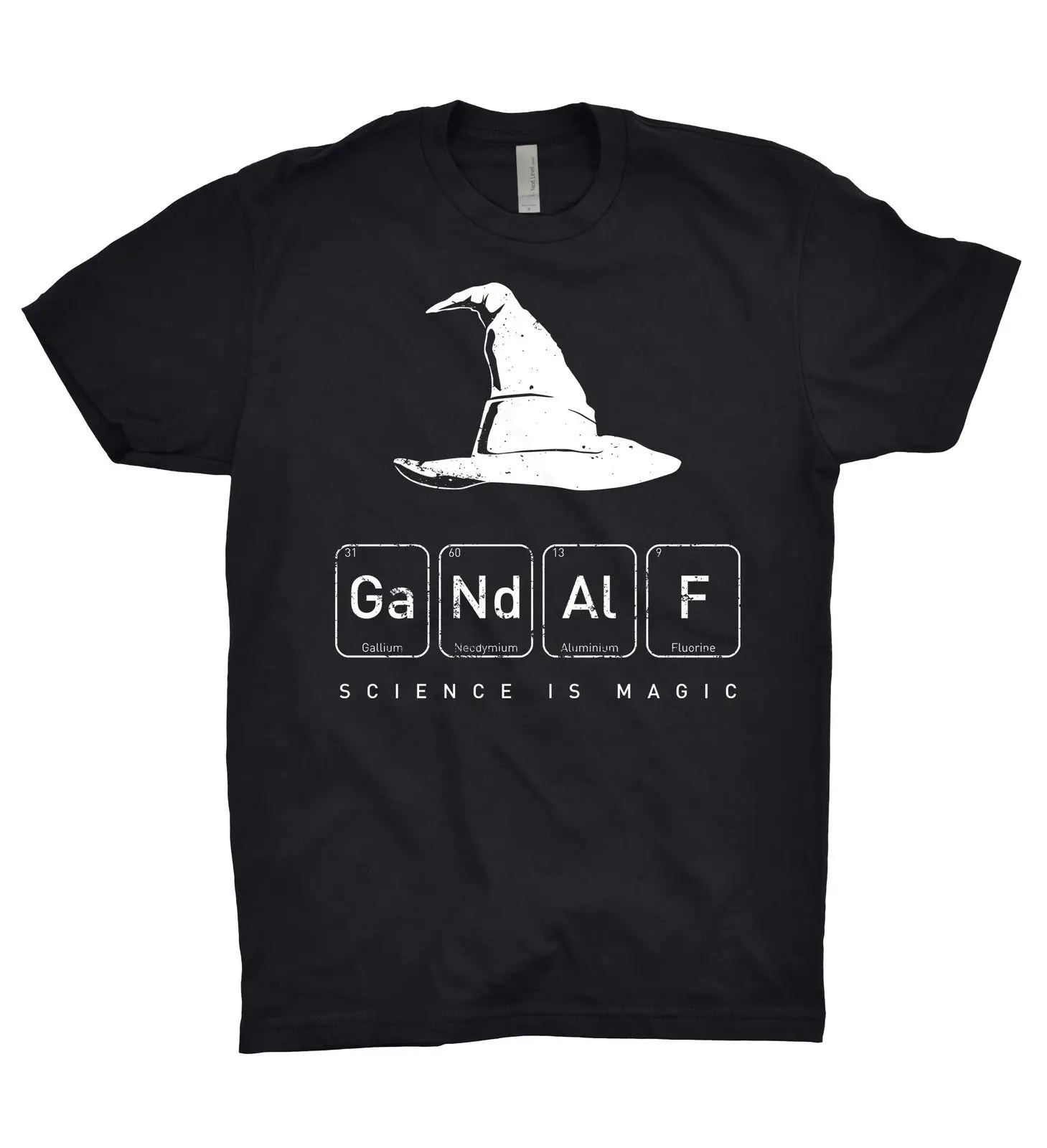 Gandalf футболка Властелин колец волшебник химия Science You Shal Not Pass Топы с короткими