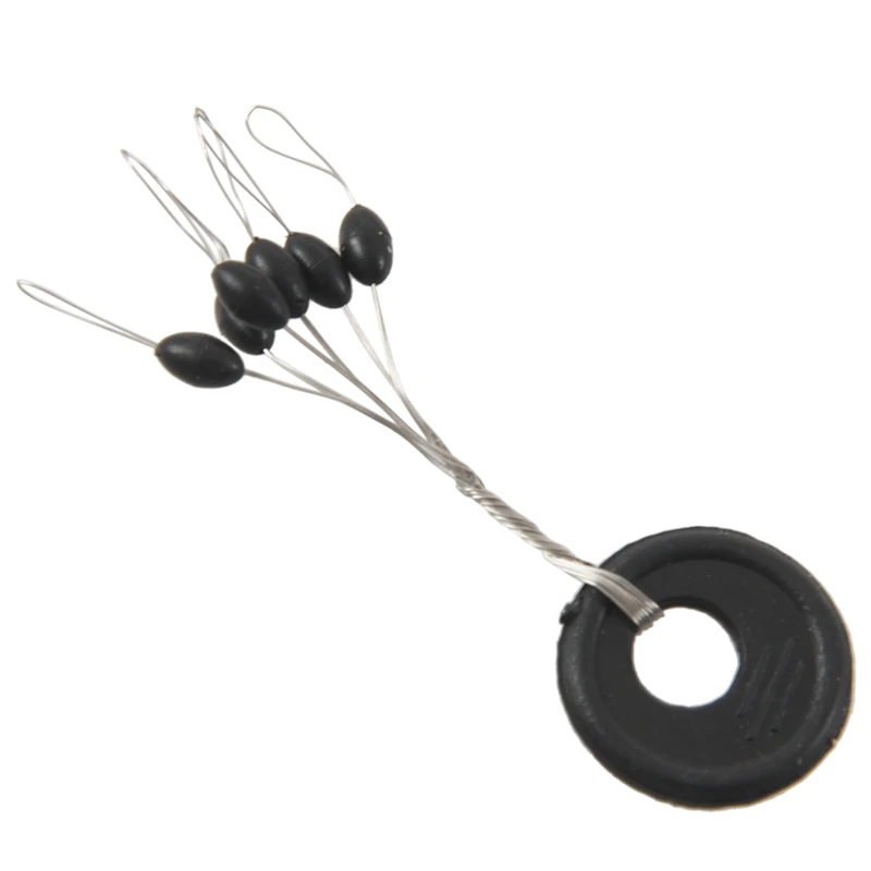 600 шт 100 групп/набор резиновый черный фиксатор овальная фасоль ...