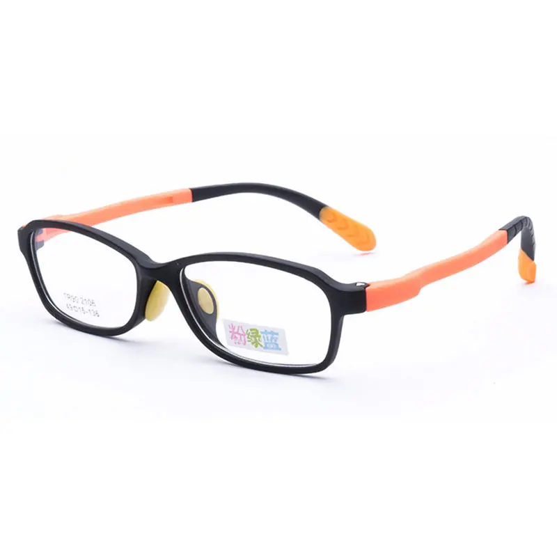 S2106 детские очки оправа для мальчиков и девочек оправа для детских очков гибкие качественные очки для защиты и коррекции зрения - Цвет оправы: C6