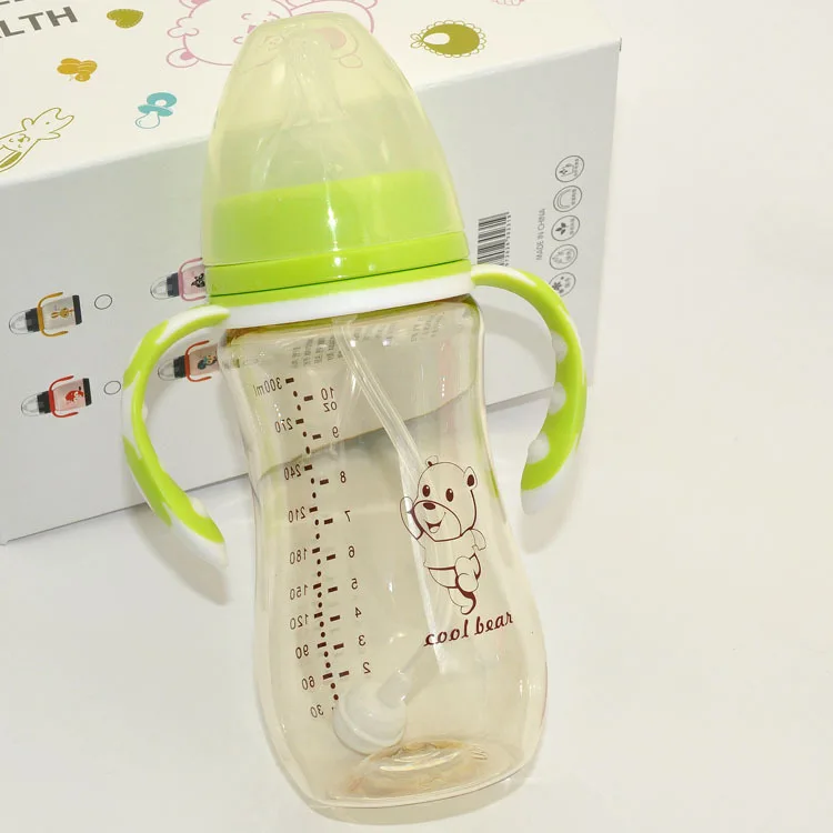 180 мл для ухода за младенцем, соска BottleBaby штаны на подгузник для младенцев без добавления бисфенола А широкий Калибр молочная бутылочка для кормления с противоскользящей ручкой для кормления - Цвет: 2