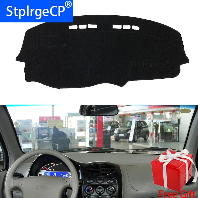 Защитный коврик для приборной панели Chery QQ A1 QQ3 QQ6 Sweet IQ MVM110 2008 2011|Наклейки на