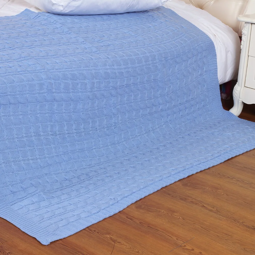 High quality knitting blanket, office&car rest blanket Travel boarding blanket Christmas decoration blanket