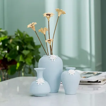 

Nordic ins handmade vase ceramic ornament white plain fired creative vase home decoration accessories modern vases