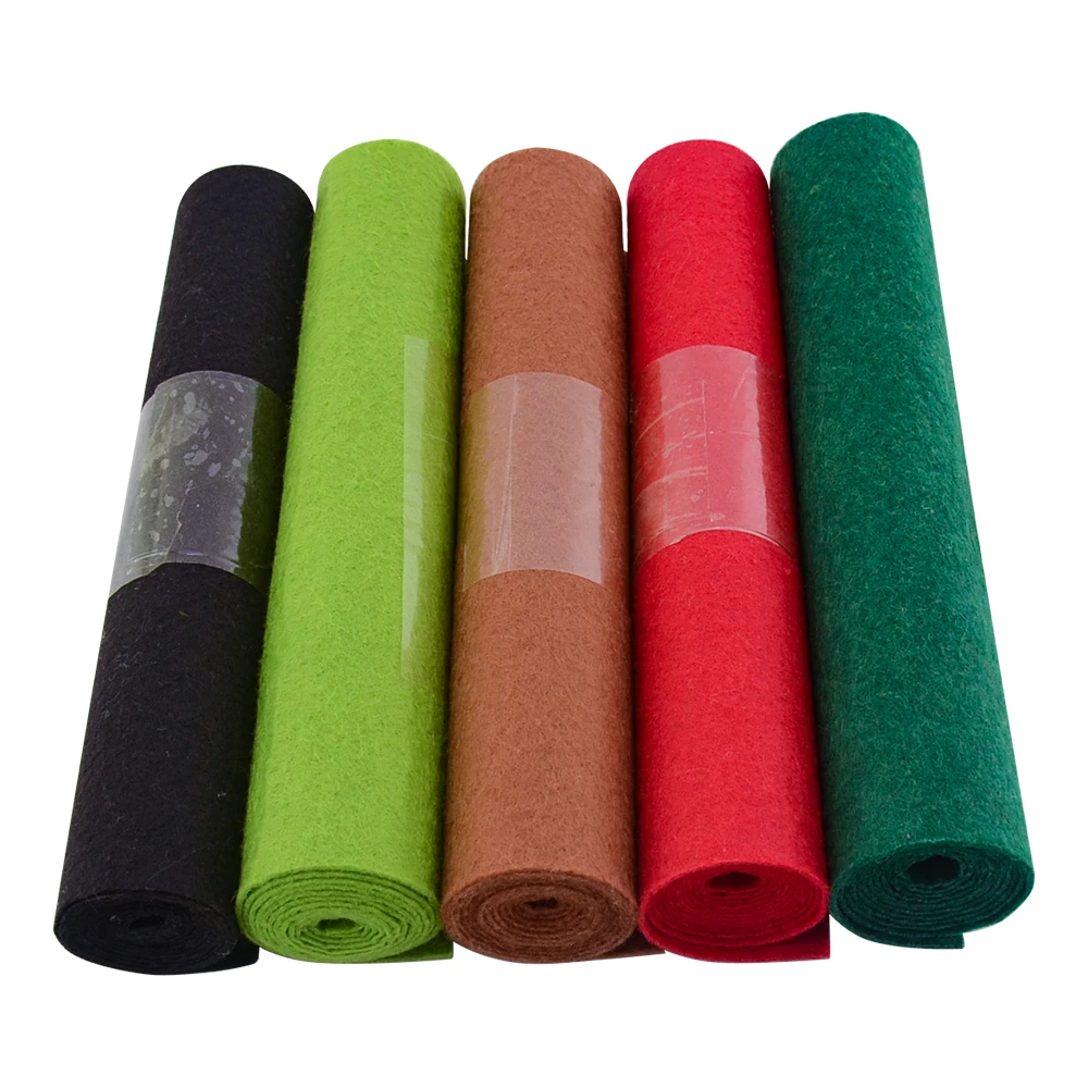 Felt Fabric 1.0mm Thick 20*90cm Medium Hardness Non-woven Sheet DIY Sewing Crafts Accessories Material Patchwork