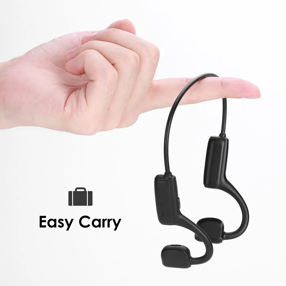 2020 New Bone Conduction Headset G1 Bluetooth 5 1 Open Ear Sports Headphones with Mic Handsfree Calling for iPhone Samsung