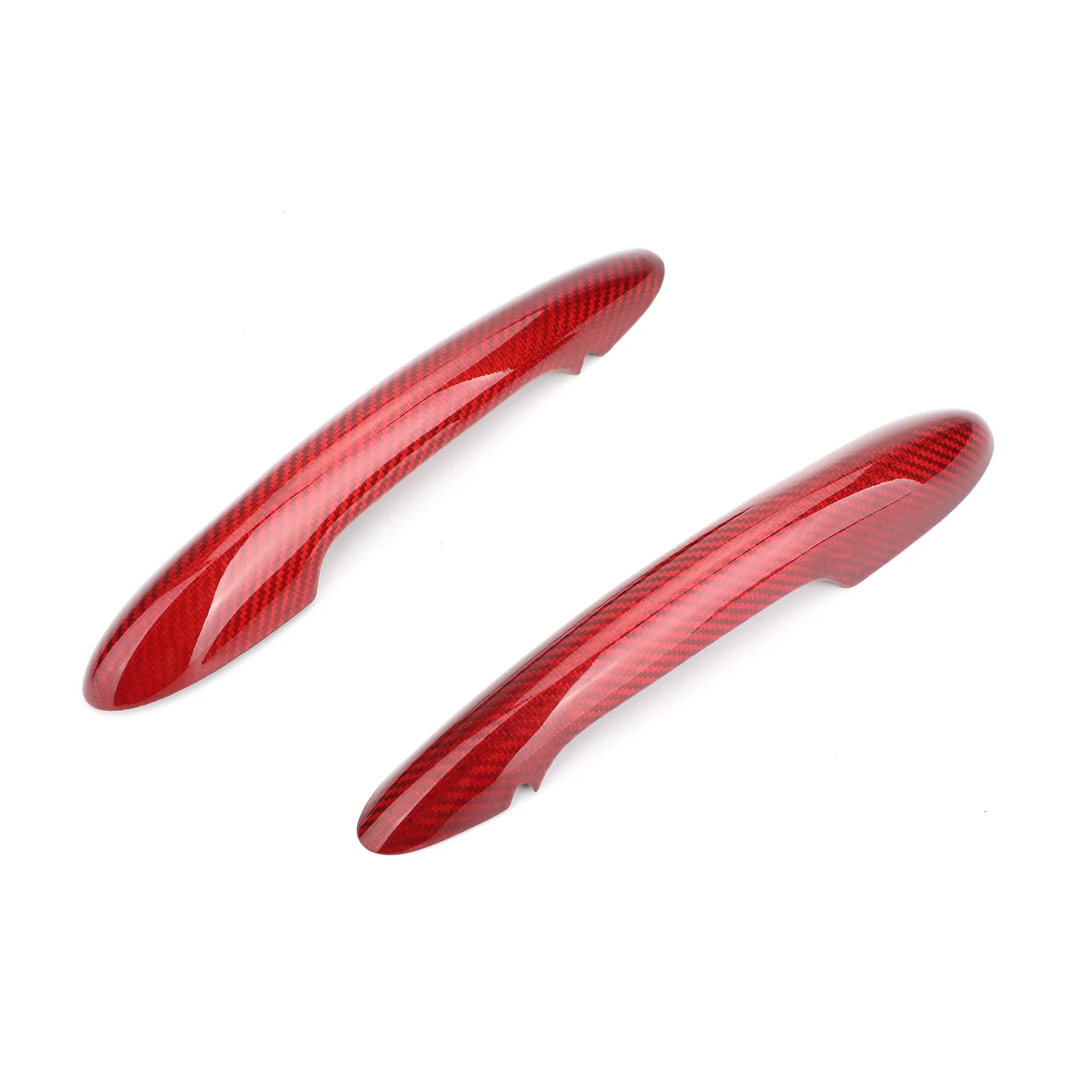 Areyourshop карбоновая дверная ручка без замочной скважины для Mini Cooper F55 F56 F57 2 дверные ручки крышки автомобильные аксессуары