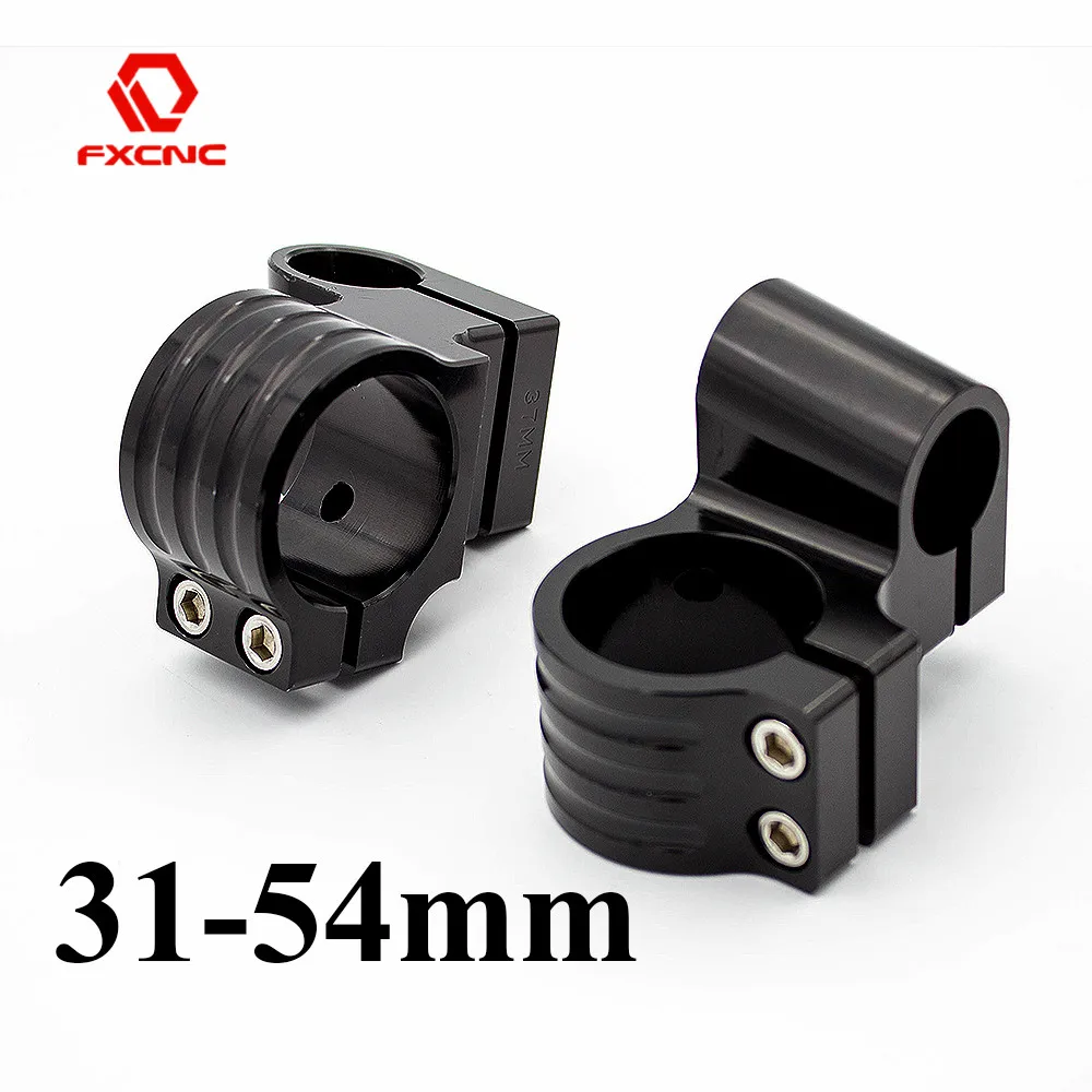 

Motorcycle Rised Riser Clip on 31 33 35 36 37 41 43 45 46 48 50 51 52 53 54mm Adjustable Clip ons 7/8"Handlebar Handle Bar Clamp