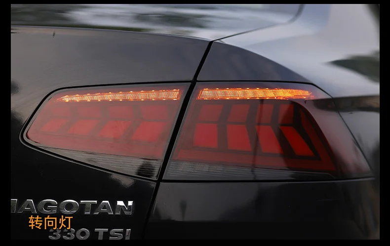 Автомобильный стильный задний фонарь для VW Passat задний светильник s- Passat B8 светодиодный задний светильник Magotan светодиодный динамический сигнал поворота тормоза заднего хода