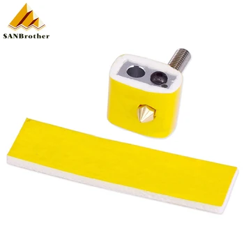 

10PCS 3mm thick thickness 3d printer heating block cotton hotend nozzle heat insulation cotton for Ultimaker/Makerbot