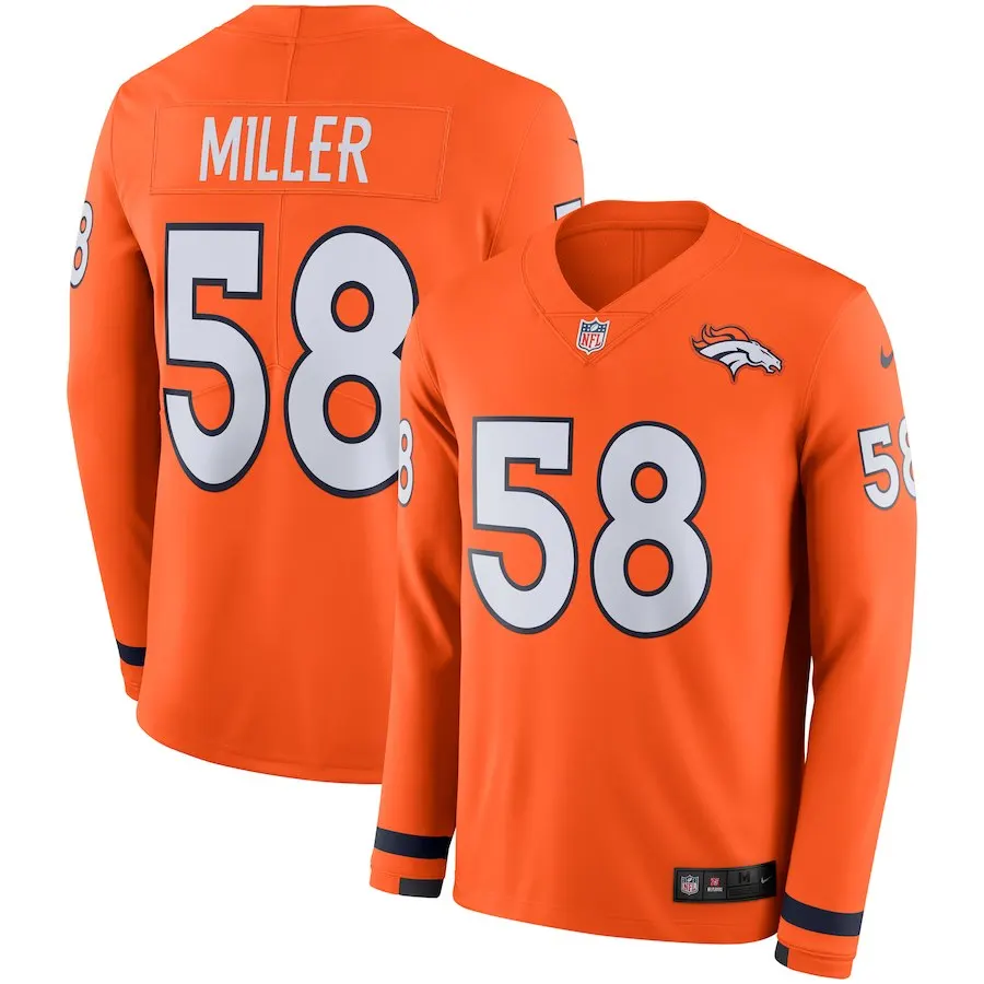 AS PICTURE Мужская Спортивная майка Denver Von Miller Broncos - Цвет: AS PICTURE