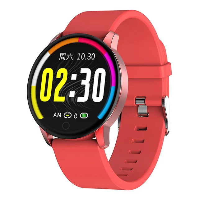 MELANDA новые умные часы мужские водонепроницаемые Reloj Inteligente Smartwatch женские умные часы с измерением давления Мужские t фитнес-браслет - Цвет: Red