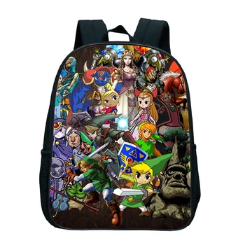 

Beautiful Popular Pattern Kindergarten Backpack The Legend of Zelda Bag Children Kids Backpack Back to School