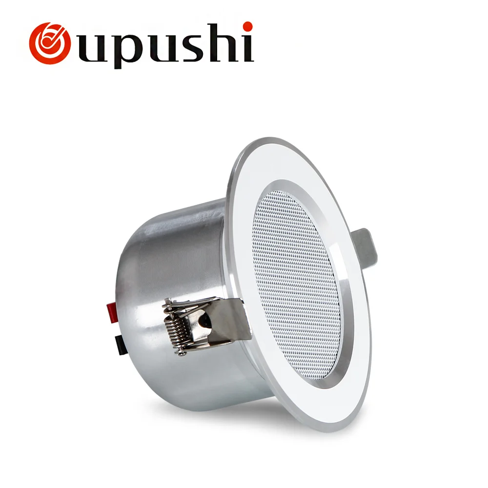 Oupushi CE803 встроенный потолочный динамик 10 Вт Портативный мини аудио домашний кинотеатр система настенный динамик с усилителем