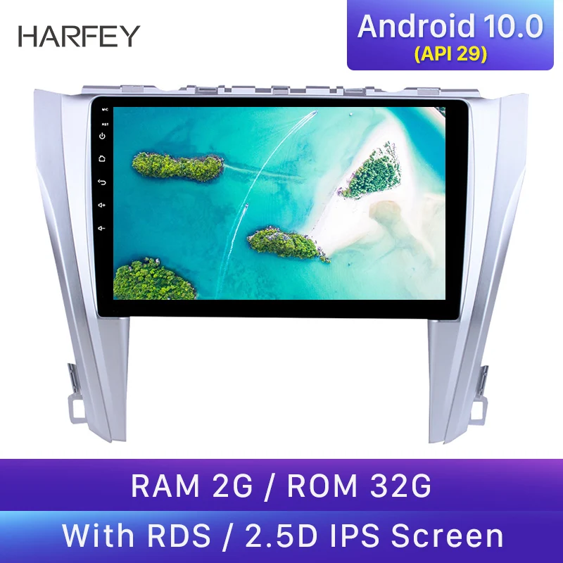 

Harfey for 2015-2017 Toyota Camry Mirror Link TV tuner 10.1 Inch Car Stereo Android 10.0 GPS Navi Auto Multimedia Player Stereo