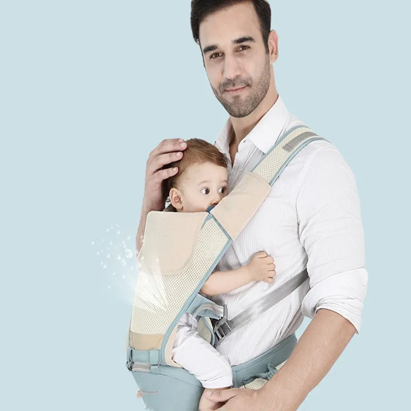 

Ergonomic Baby Carrier Infant Kid Baby Hipseat Sling Front Facing Kangaroo Baby Wrap Carrier For Baby Travel 0-36 Months