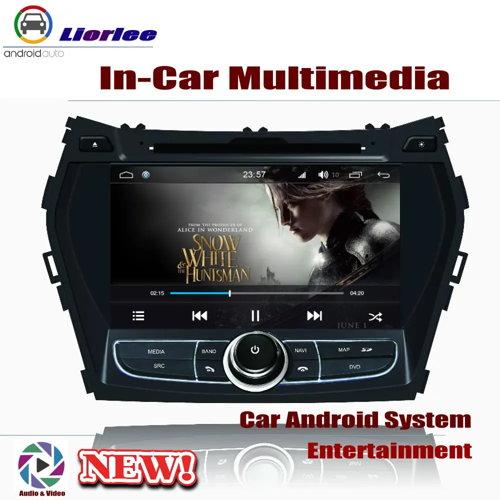 Для Hyundai Maxcruz 2013 ~ 2018 автомобильный DVD плеер GPS навигация Android 8 Core A53 процессор IPS ЖК