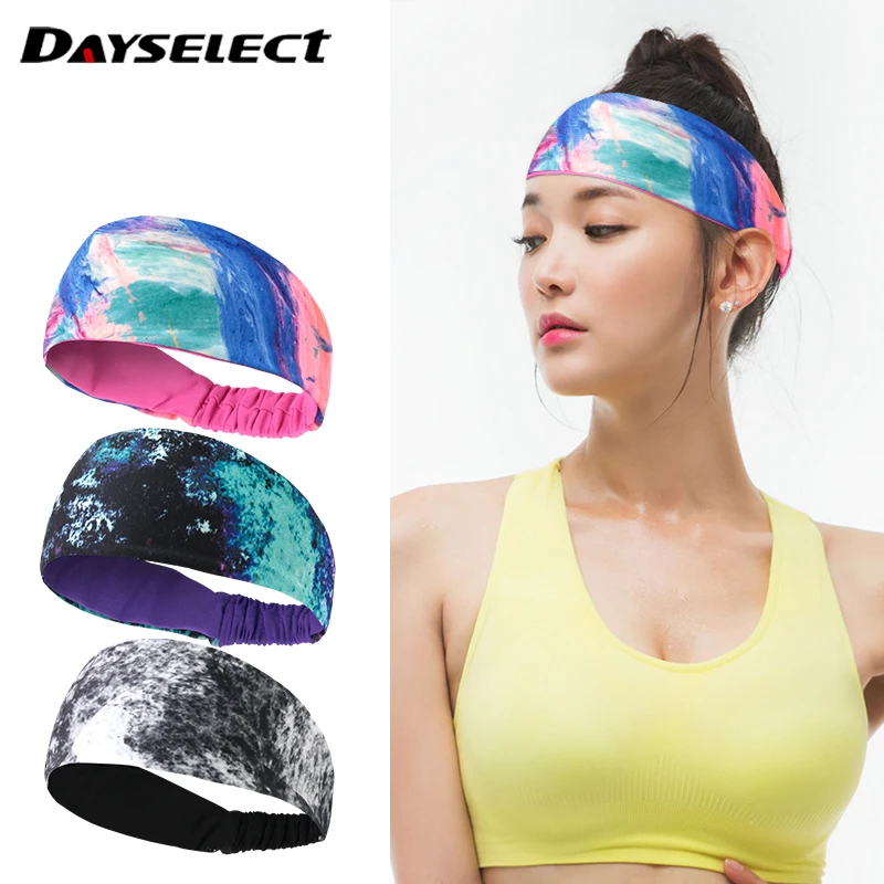 

Breathable Absorbent Sports Headband Sweat Perspiration Basketball Fitness Running Sweat Head Band Belt
