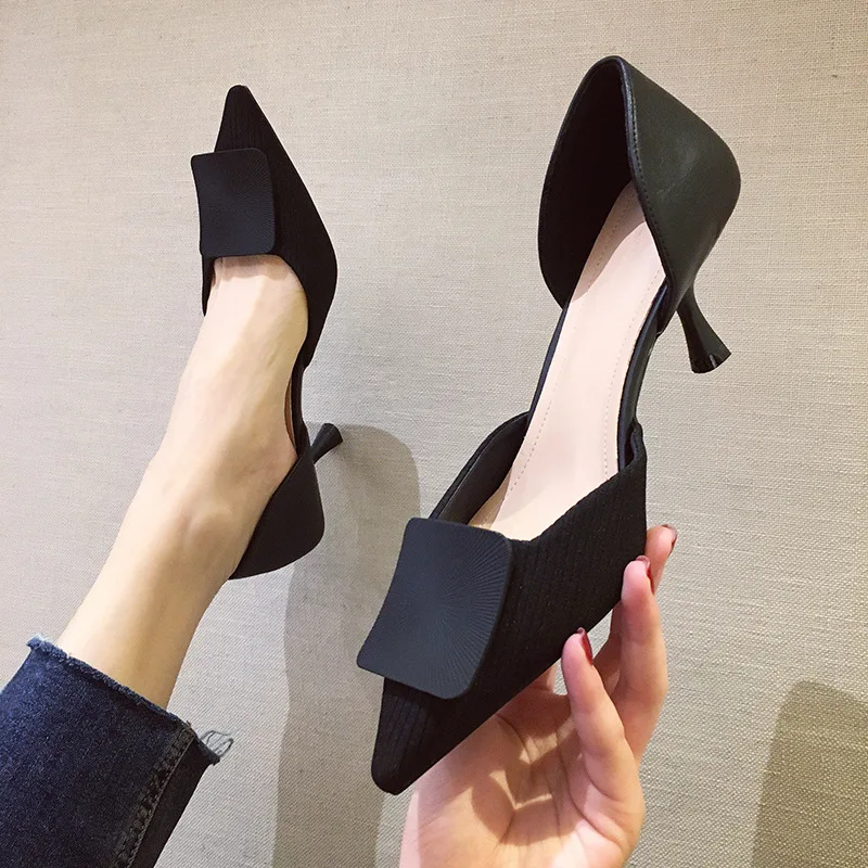 

Womens Shoes 2020 High Heels Pumps Party OL Buckle Fashion Ladies Shoes Sexy Heels