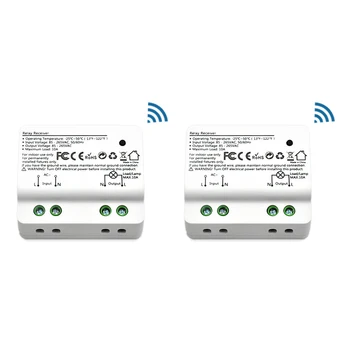 

Smart Life WiFi Switch Module 15A Alexa Echo Initial Google Voice Control, App Remote Control Lights, Set Timer for Device