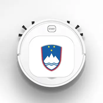

Auto USB Sweeping 1800Pa Multifunction Smart Robot Vacuum Cleaner Dry Wet Floor Cleaner Personality Slovenia Flag Coat Of Arms