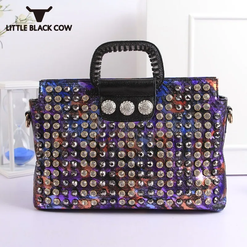 Новинка деловая женская сумка Роскошная сумочка с принтом леопарда через плечо