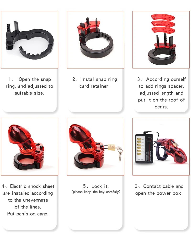 BDSM Electro Shock CB6000 Male Chastity Cock Cage Sex Ball Stretcher Electric Stimulator Penis Lock Ring Gay Masturbation Tools
