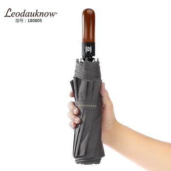 

Wind Resistant Folding Automatic Big Windproof Leather Handle Umberllas Rain Men Umrella Men Gift Betty Boop Small Umberlla 5U