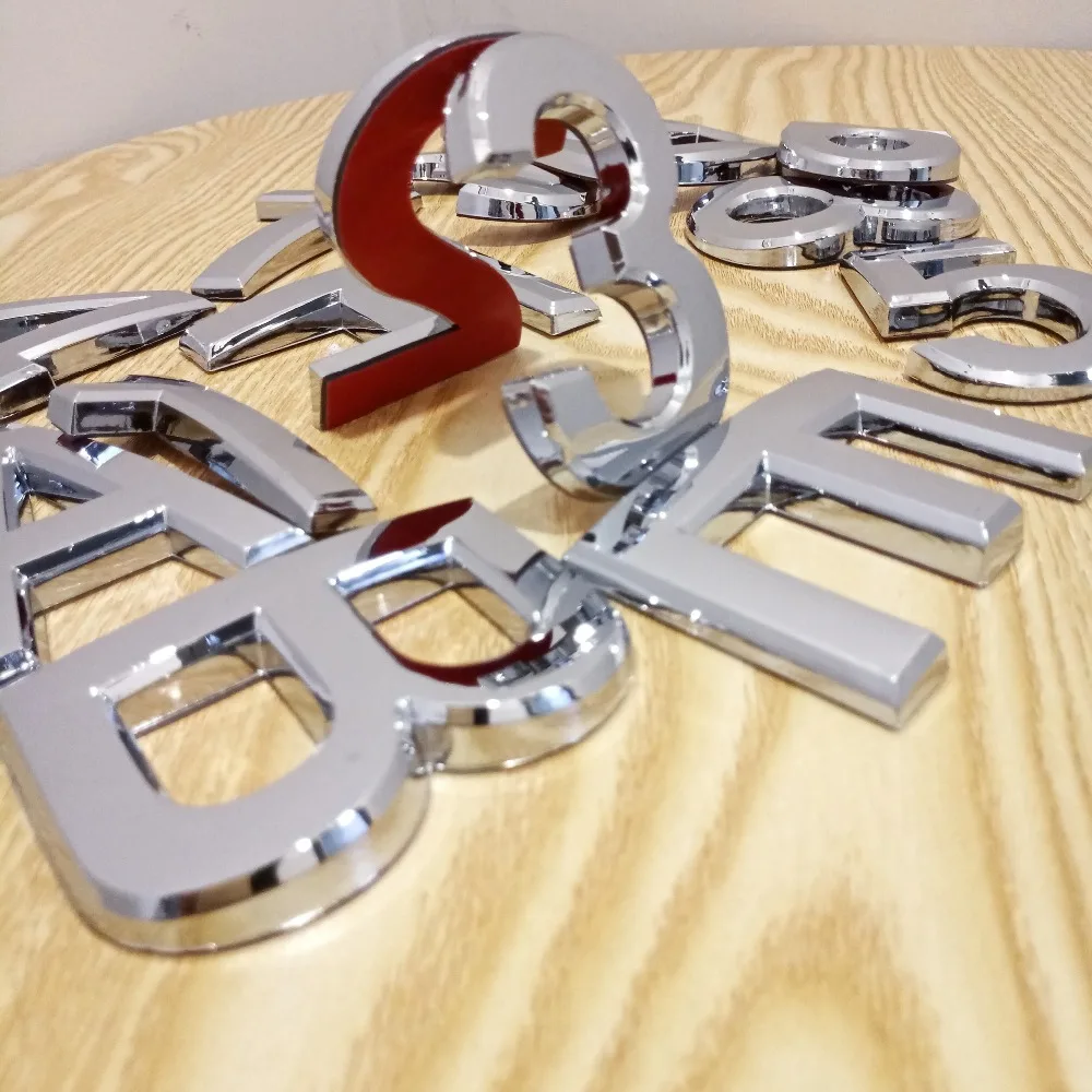 M70V亮银70mm塑料门牌=特写2