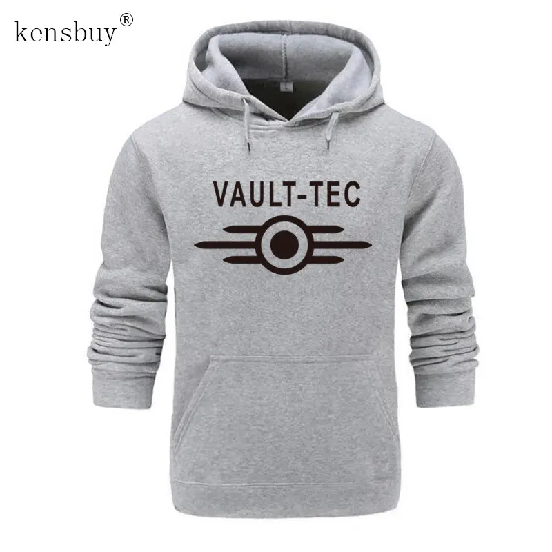 

Kensbuy Hoodies men Fashion Vault -Tec logo Gaming Video Game Fallout print Casual Apparel Hoodies Sweatshirts Men Outerwea