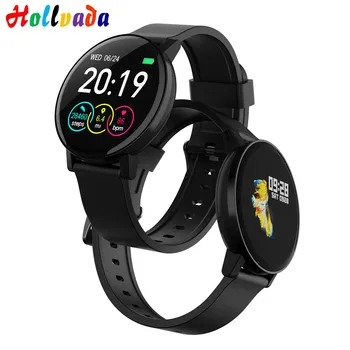 

T10 smart watch waterproof Full touch screen heart rate fitness tracker wearable device for Android IOS smart wristband MenWomen