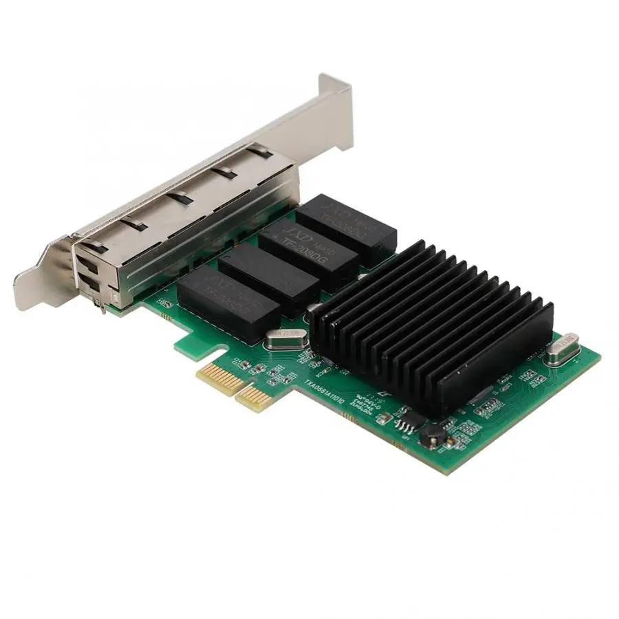 Для Intel350 4 порта 811 Gigabit PCIE 1X сетевой интерфейс карта NIC для настольный сервер сетевая карта для intel