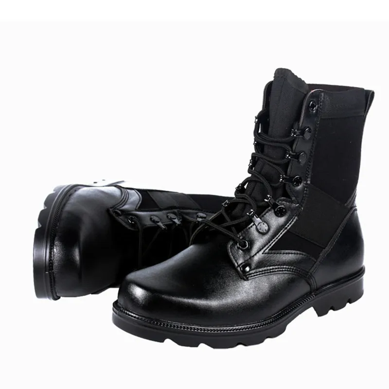 non slip combat boots women's