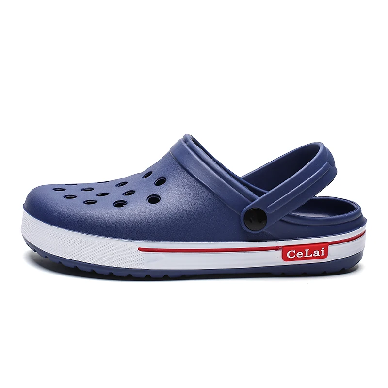 2020 New Croc Shoes Beach Sandals For Men Summer Shoes Crocks Slipper Casual Clogs Blue Comfort Men Shoes Cheap Light EVA Crocse
