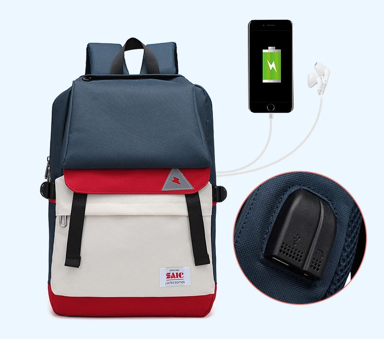 Demon Slayer Bookbag Preppy Лоскутная Женская сумка большой дорожный рюкзак водонепроницаемые школьные сумки для девочек аниме рюкзак для ноутбука