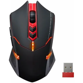 

New Black Wireless Gaming Mouse USB Optical Mouse With USB Receiver 2400CPI Microsoft Mice For Computer Laptop