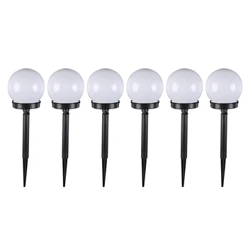 

6PCS Solar LED Bulb Waterproof Lawn Garden Light Solar Landscape Light Outdoor Camping Garden Night Light