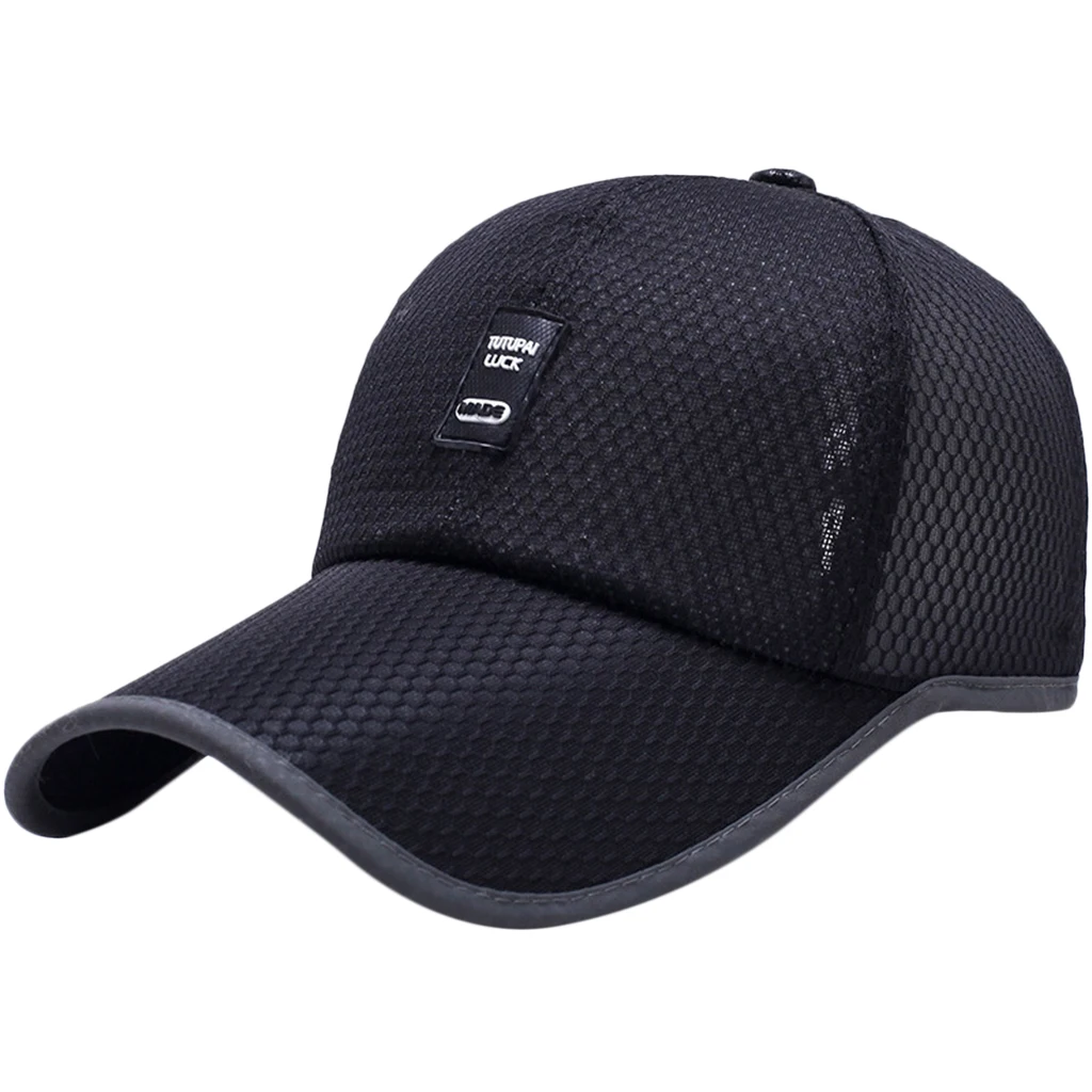 Summer Plain Trucker Mesh Hat Snapback Blank Baseball Cap Adjustable