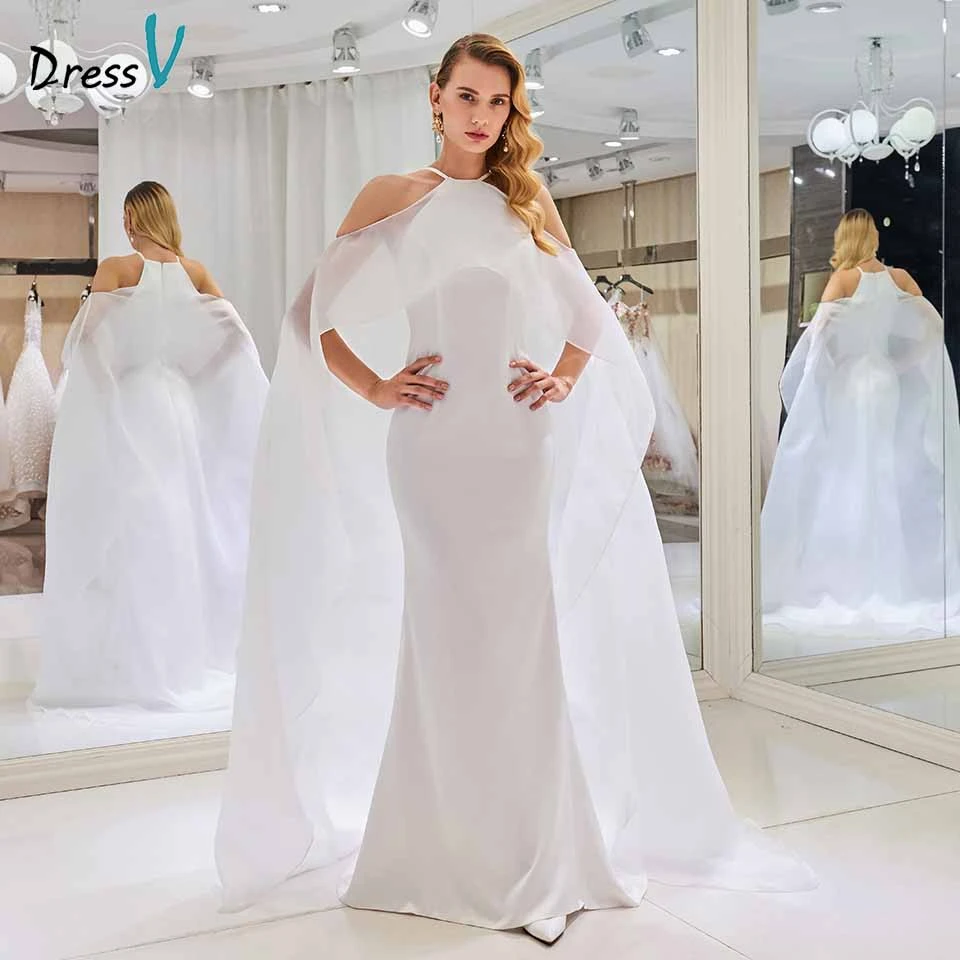 Vestidos de novia corte sirena cuello halter Clearance