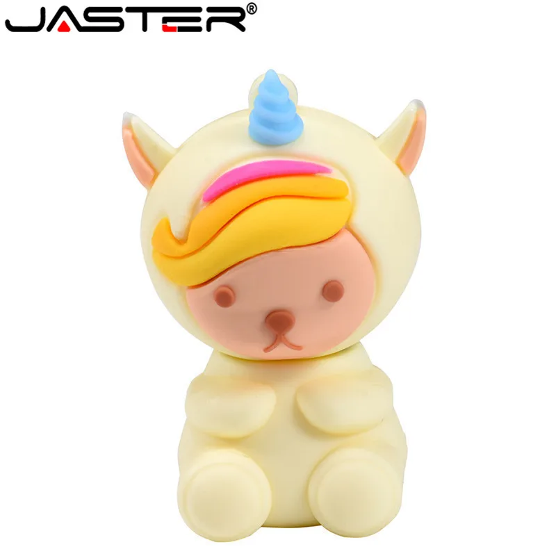 

JASTER The new cartoon Teddy baby pendrive 4GB 16GB 32GB 64GB usb 2.0 usb flash drive memory stick pen drive fashion gift
