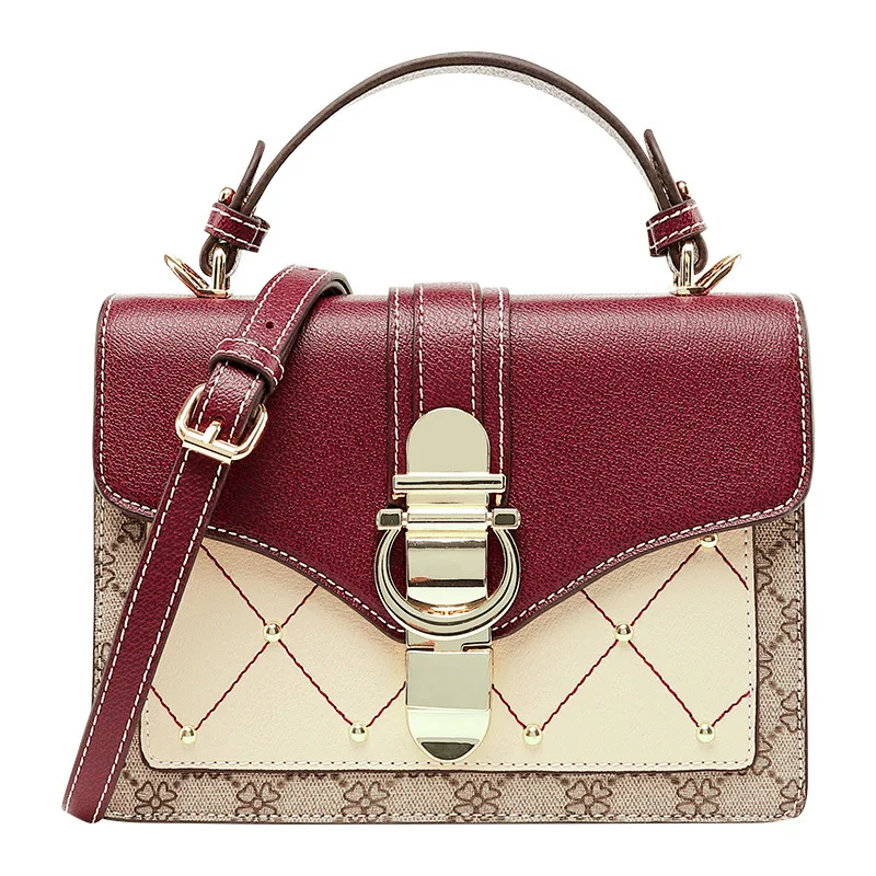 

2019 NewHigh-quality Women Messenger Bags Luxury Handbags Women Bags DesignerBag Fashion rivet Females Handbags