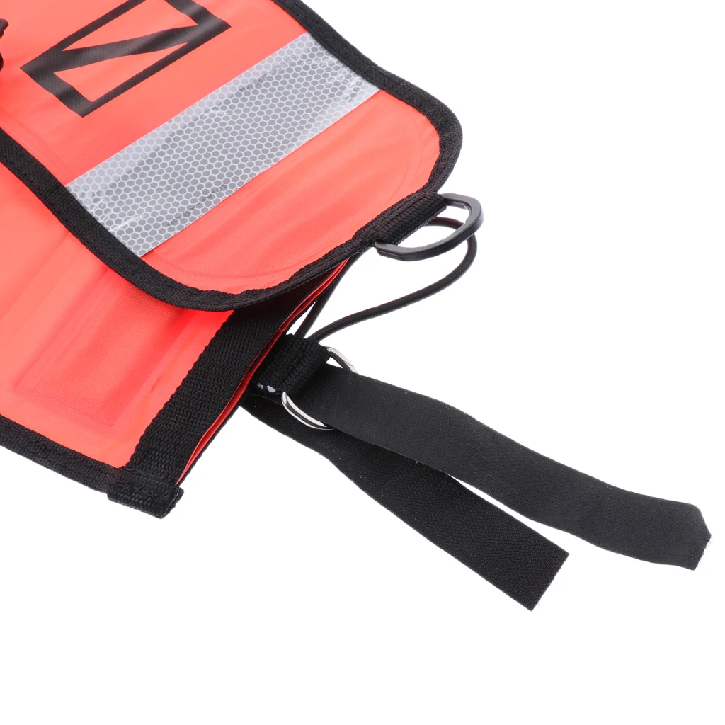 Diver Signal Marker Inflatable Tube with Plastic Clip for Diving Snorkeling Underwater Safety Signal Buoy Float for Water Sports