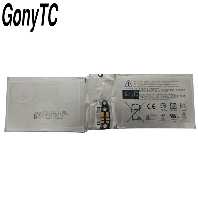 GONYTC G3HTA044H ноутбук планшет батарея для microsoft Surface BOOK 1 1703 1704 1705 экран батарея G3HTA020H DAK822470K