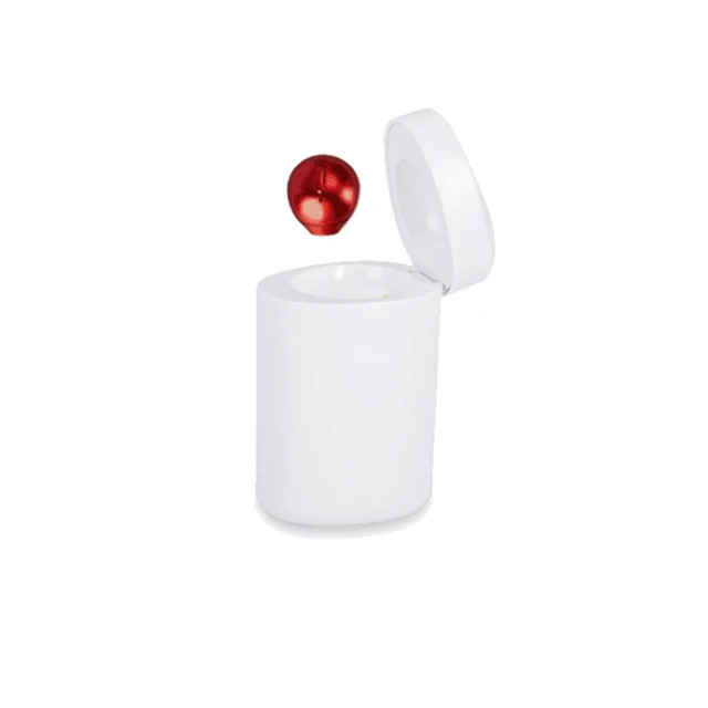 Mini Pods Invisible Bluetooth Car Earphone with Microphone/Waterproof/Nano Size/One key control/Charing Case/15Hours Playtime Red