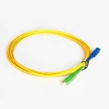 20 unids/lote 1M 2M 3M 5M SC APC a SC fibra UPC parche Cable de conexión Cable Simplex 3,0mm