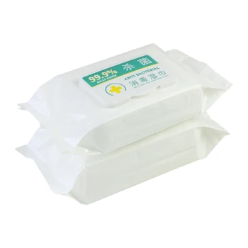 

2 Pack 75% Alcohol Wipes Disinfection Pads 80Pcs/Pack Portable Cleaning Wipes for Home Office Travel