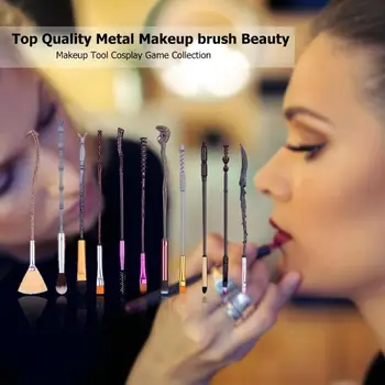 

11pcs/Set Makeup Brushes Kit Creative Ancient Face Eyes Cosmetic Pen Beauty Tools High-quality Personality Makeup Accessories