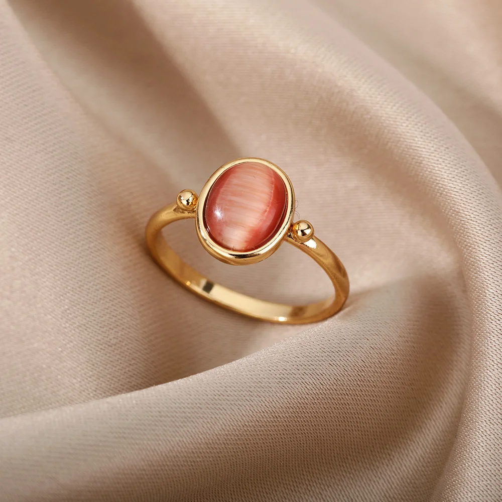 Spiral Coral (Moonga) gold ring – Kundaligems.com