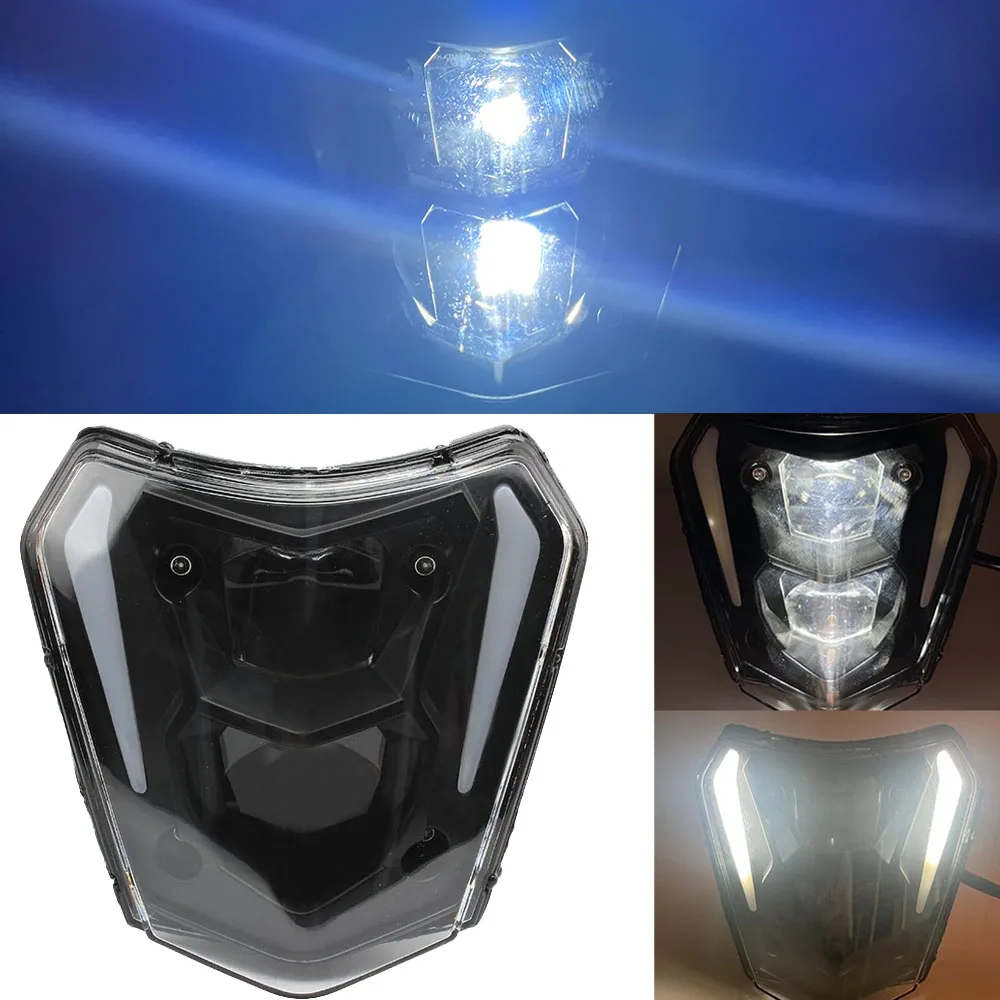 Светодиодный головной фонарь для мотоцикла фара ближнего и дальнего света