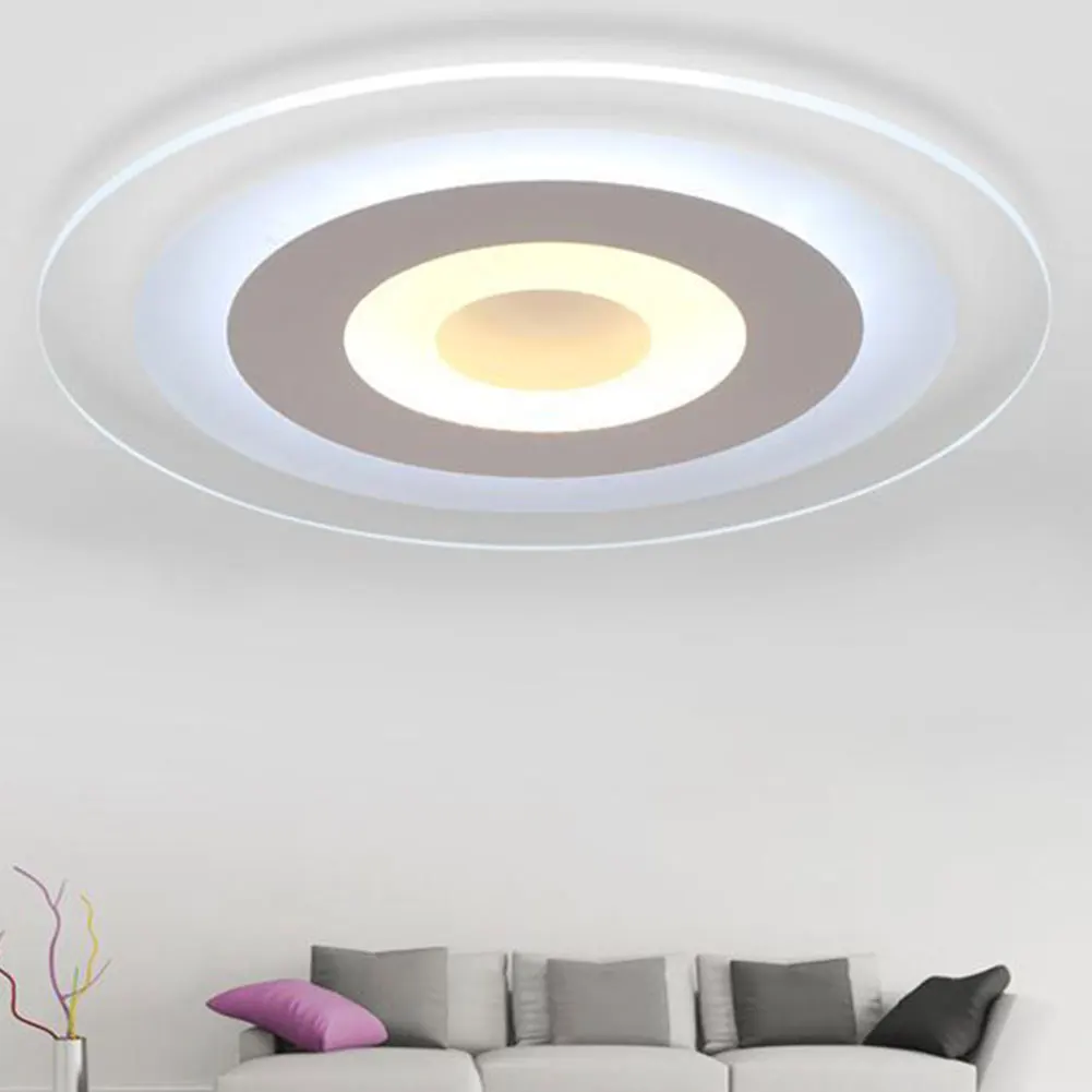 

Night Modern WIFI Stepless Dimming Fashion Lamp Home Decor Acrylic Round 200mm Ceiling Light Living Room Led Bedroom Ultrathin
